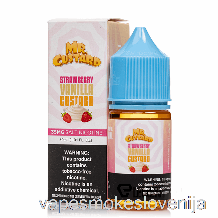 Vape Petrol Jagodna Vanilijeva Krema - Mr Kremne Soli - 30 Ml 35 Mg